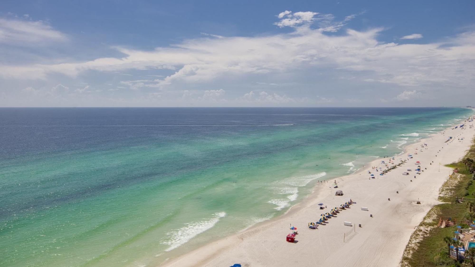 Tidewater Escape: 1Br/2Ba Beachfront Condo, Sleeps 6, Gulf Views & Comfort! Panama City Beach Bagian luar foto