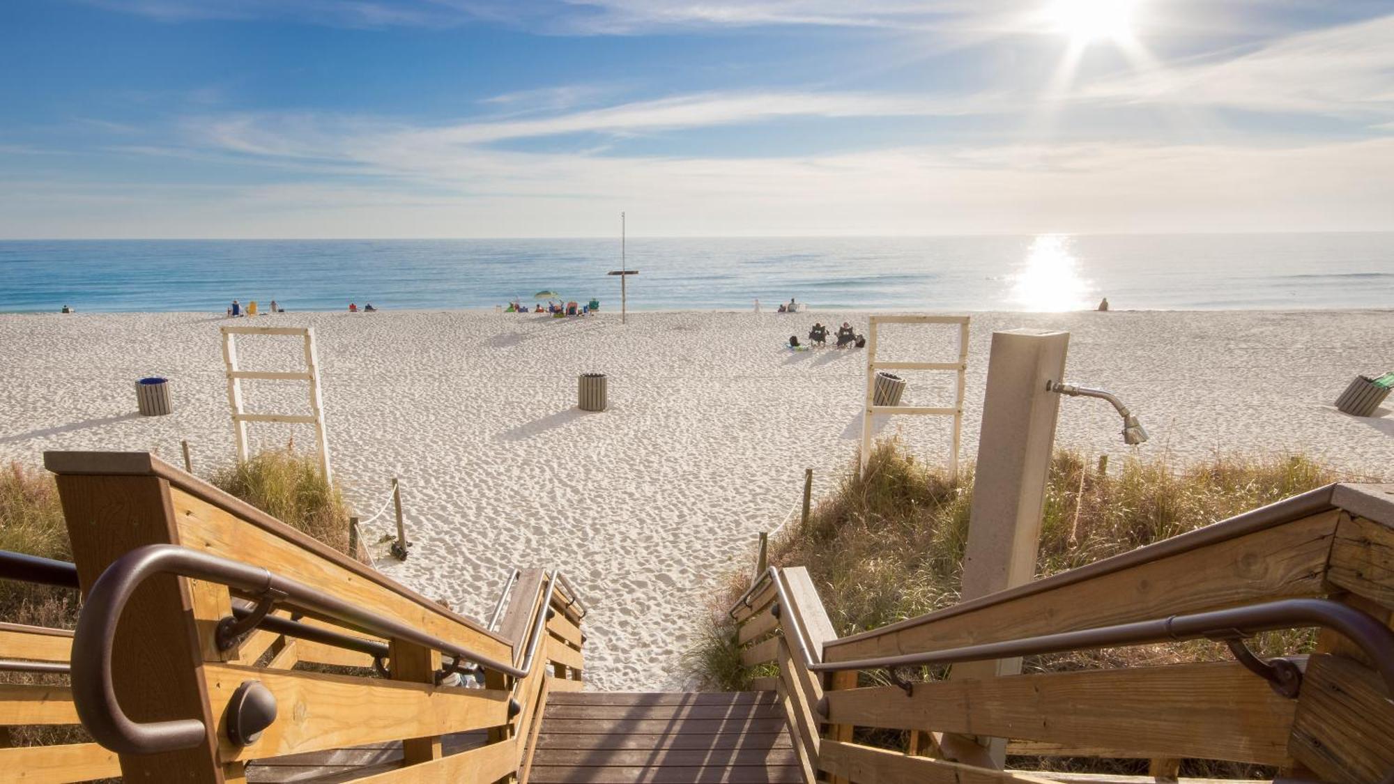 Tidewater Escape: 1Br/2Ba Beachfront Condo, Sleeps 6, Gulf Views & Comfort! Panama City Beach Bagian luar foto