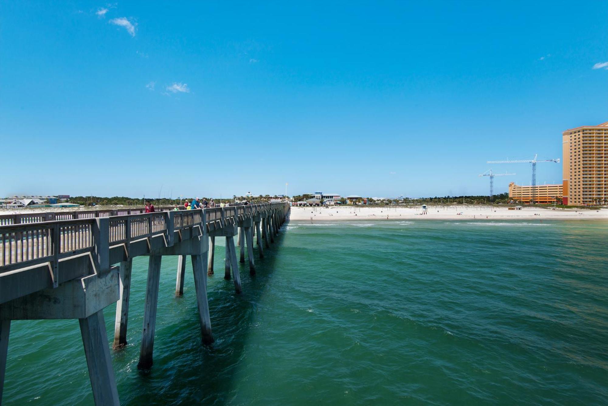 Tidewater Escape: 1Br/2Ba Beachfront Condo, Sleeps 6, Gulf Views & Comfort! Panama City Beach Bagian luar foto