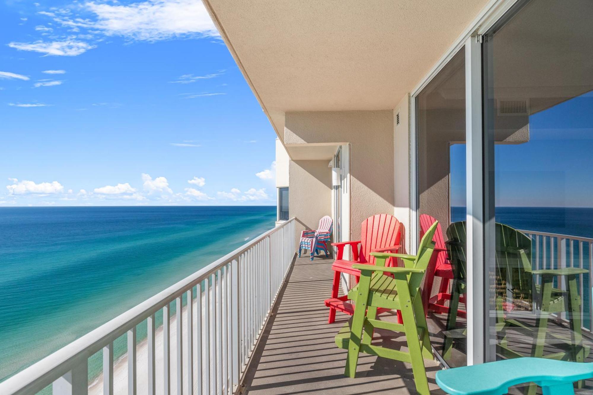 Tidewater Escape: 1Br/2Ba Beachfront Condo, Sleeps 6, Gulf Views & Comfort! Panama City Beach Bagian luar foto