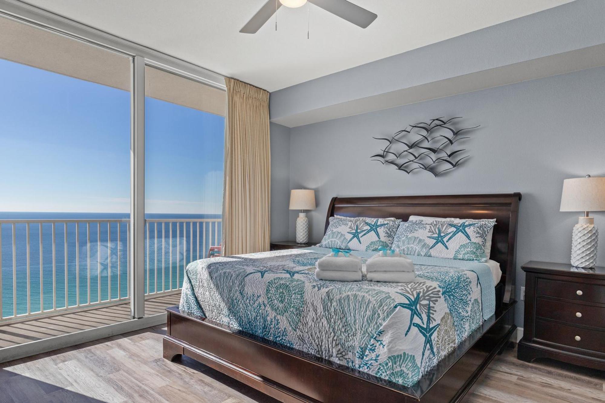 Tidewater Escape: 1Br/2Ba Beachfront Condo, Sleeps 6, Gulf Views & Comfort! Panama City Beach Bagian luar foto