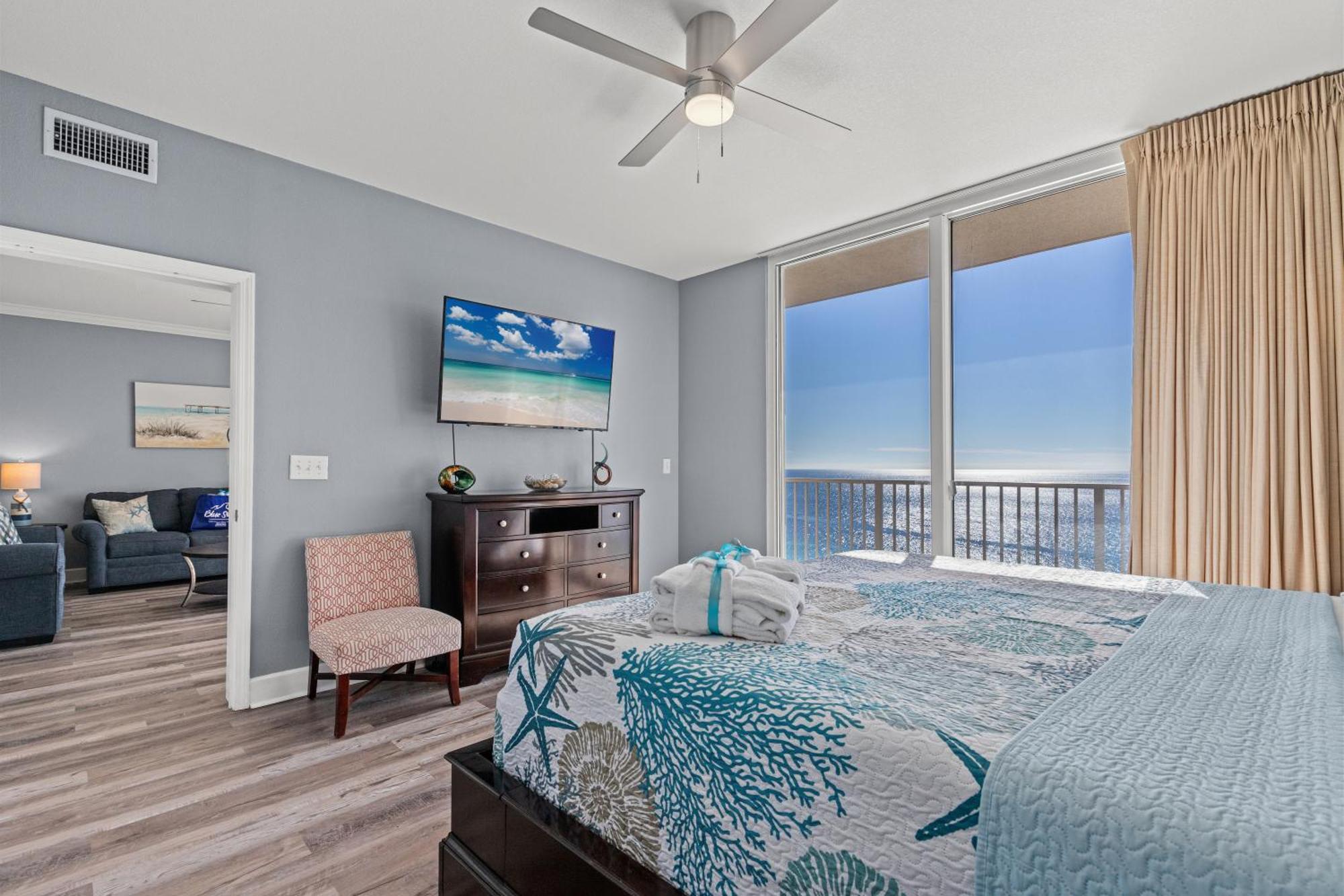 Tidewater Escape: 1Br/2Ba Beachfront Condo, Sleeps 6, Gulf Views & Comfort! Panama City Beach Bagian luar foto