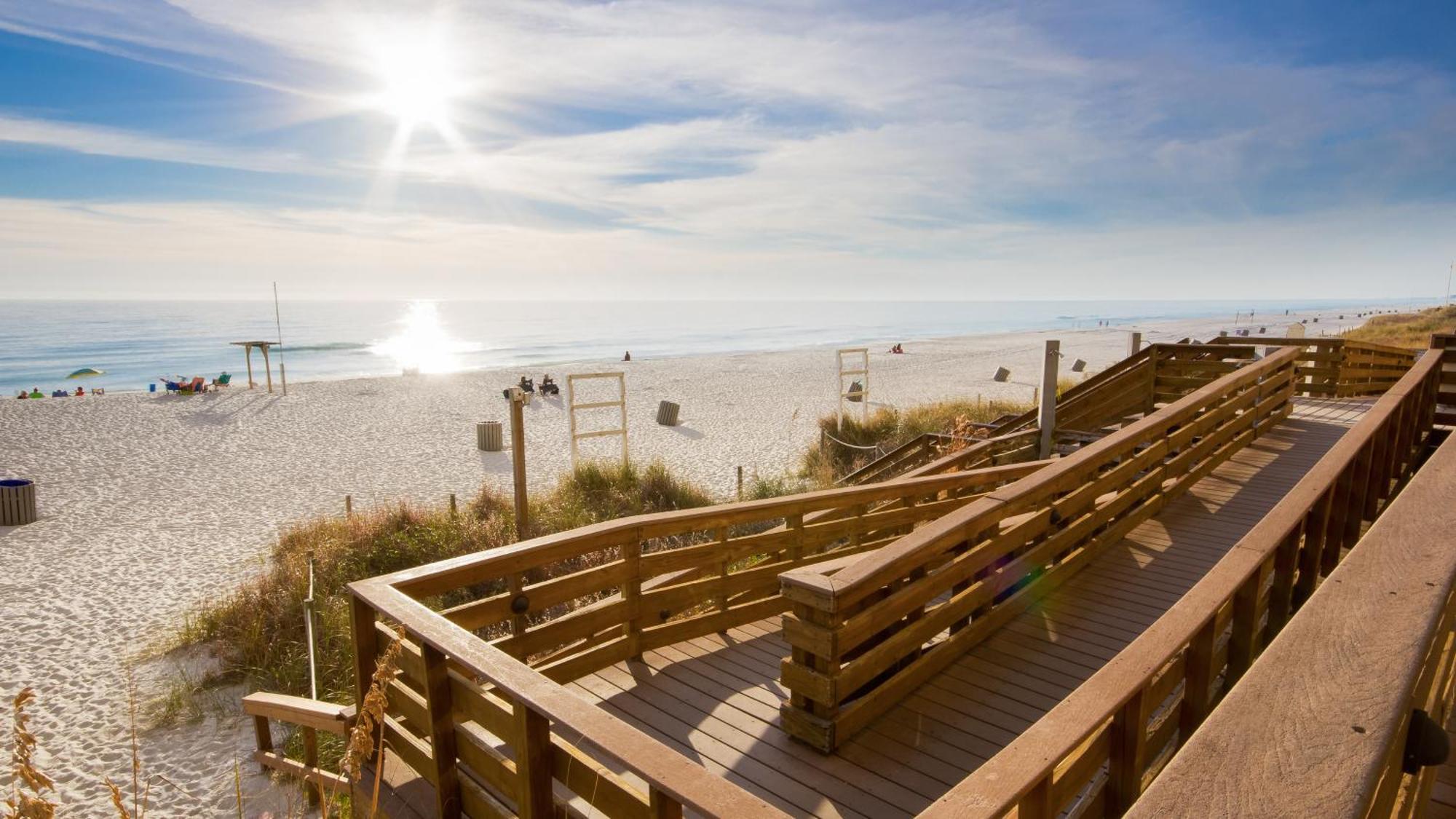 Tidewater Escape: 1Br/2Ba Beachfront Condo, Sleeps 6, Gulf Views & Comfort! Panama City Beach Bagian luar foto