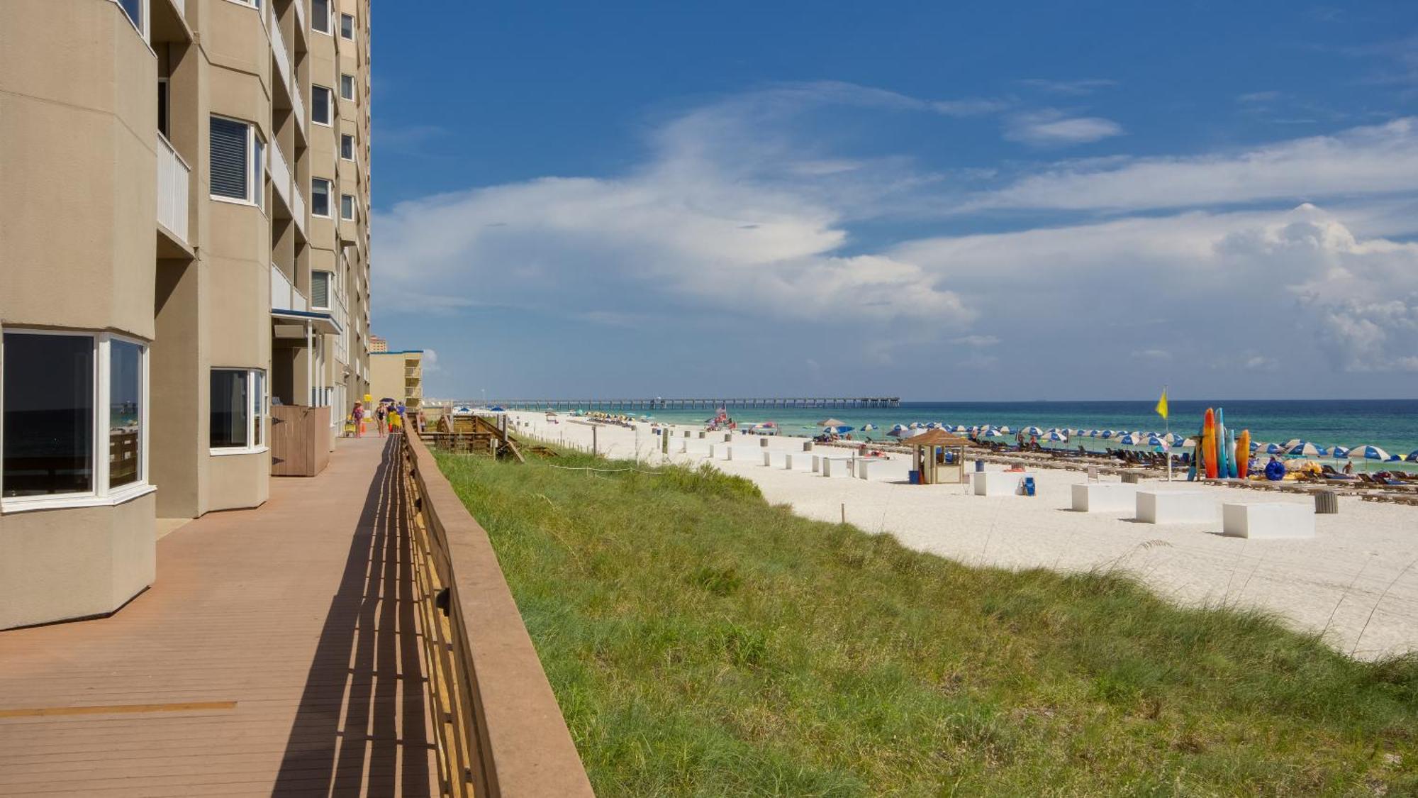 Tidewater Escape: 1Br/2Ba Beachfront Condo, Sleeps 6, Gulf Views & Comfort! Panama City Beach Bagian luar foto